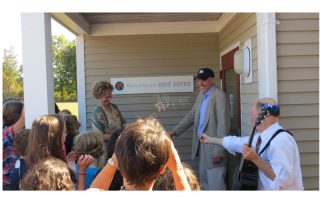 Forbes-David-at-Dedication-entryway